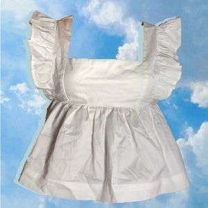 Victoria Ruffle Open Back Top